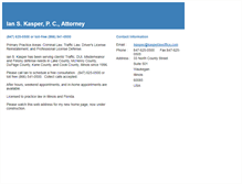 Tablet Screenshot of kasperlawoffice.com
